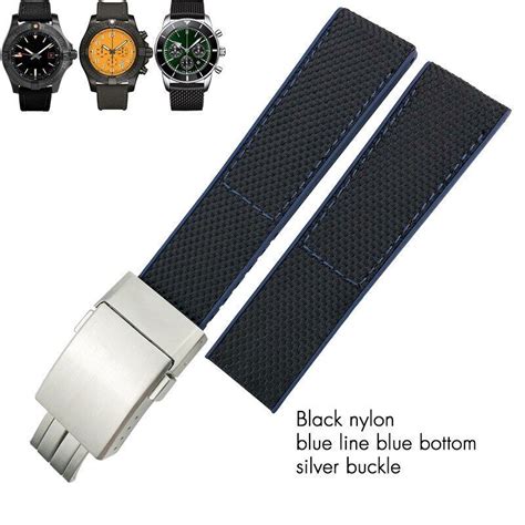 breitling avenger rubber with deployment clasp|breitling armband parts.